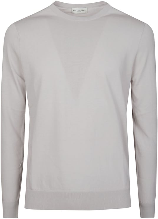 Ballantyne Plain Sweater Grey
