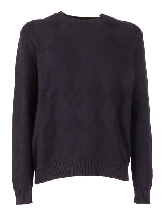 Ballantyne Textured Round Neck Sweater