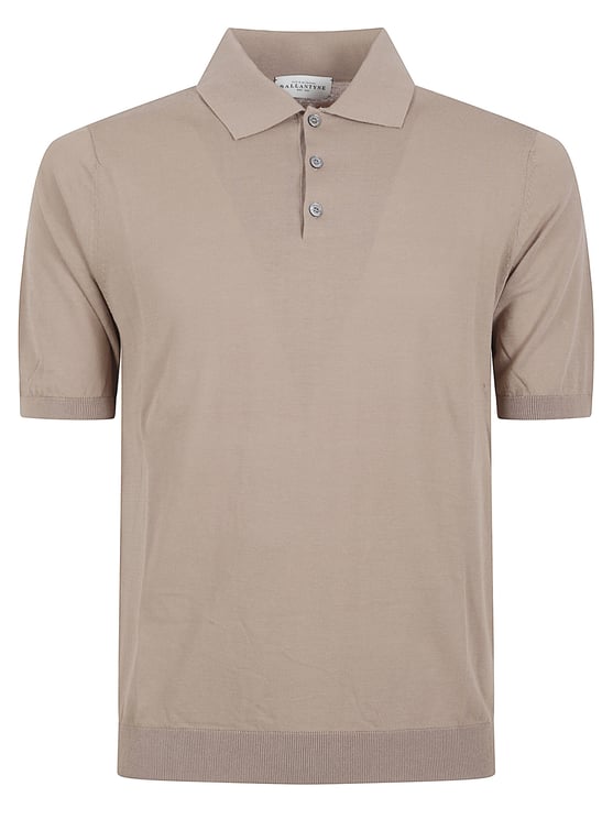 Ballantyne Classic Cotton Polo Shirt with Tailored Silhouette