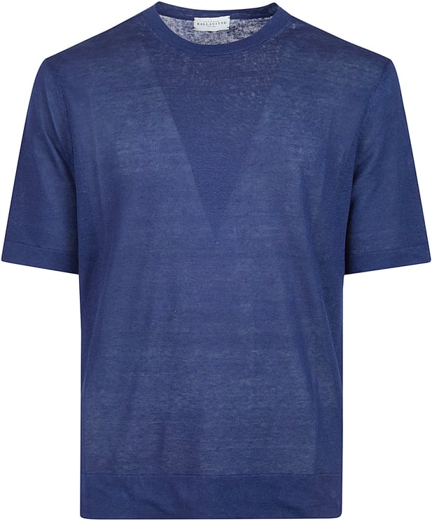 Ballantyne Plain Stitch T-shirt Pink