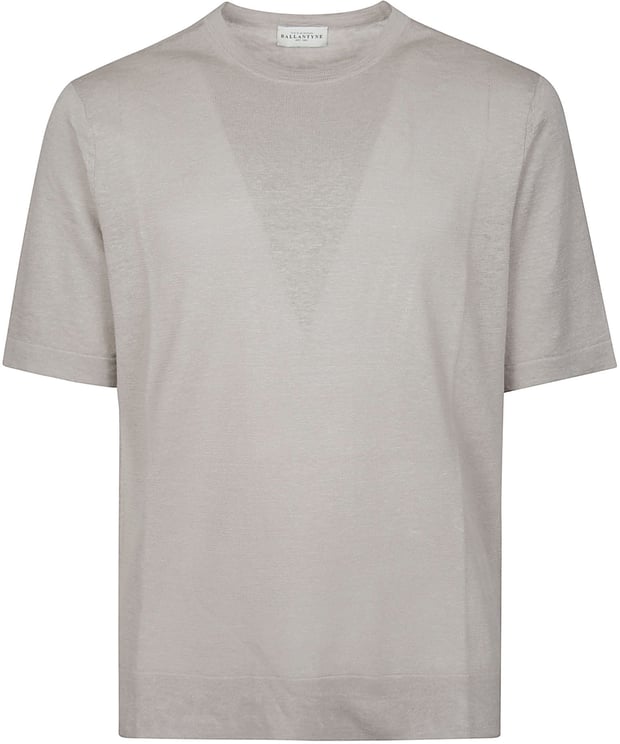Ballantyne Plain Stitch T-shirt Grey