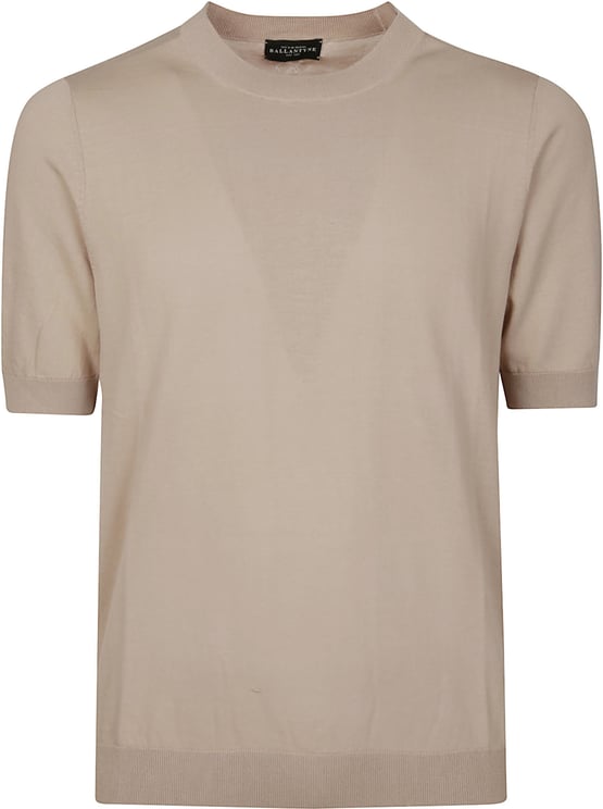 Ballantyne Short Sleeve Plain Sweater Divers