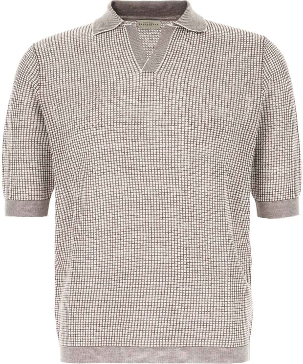 Ballantyne Ballantyne Embroidered cotton blend sweater