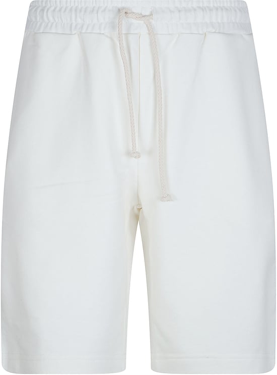 Ballantyne Elastic Waistband Shorts with Minimalist Design and Pockets