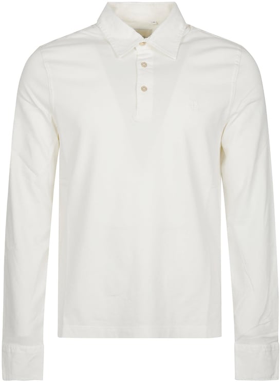 Ballantyne Long Sleeve Polo Shirt White
