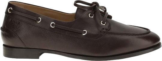 Bally Bally Brown Calf Leather Bos Taurus Slip-On Loafers