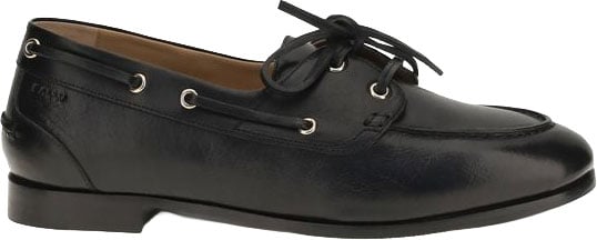 Bally Bally Black Calf Leather Bos Taurus Slip-On Loafers