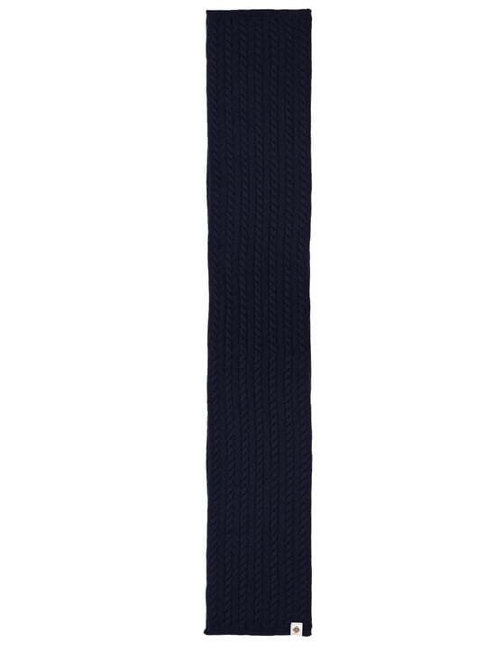 Bally Merino Wool Cable Knit Scarf