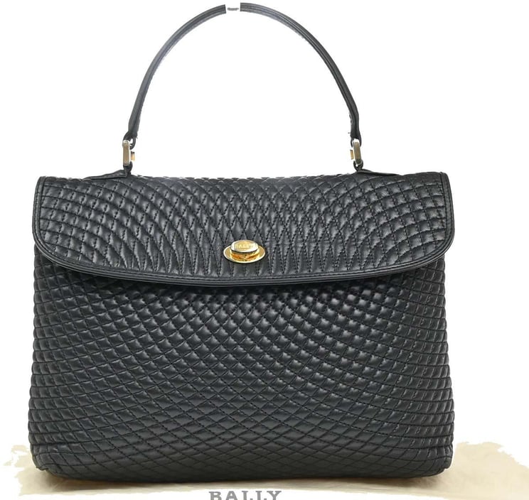 Bally Bally Vintage Quilted Leather