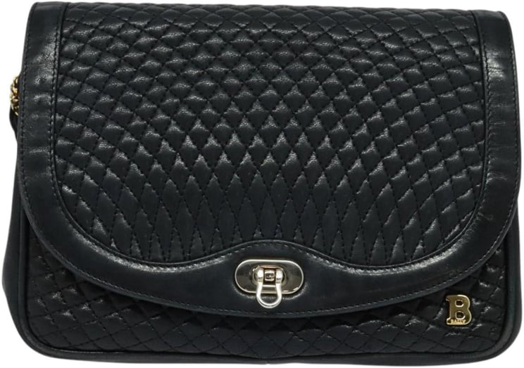 Bally Bally Vintage Chain Shoulder Bag Quilted Leather