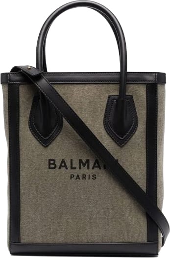 Balmain Balmain Bicolor Cotton Tote Bag