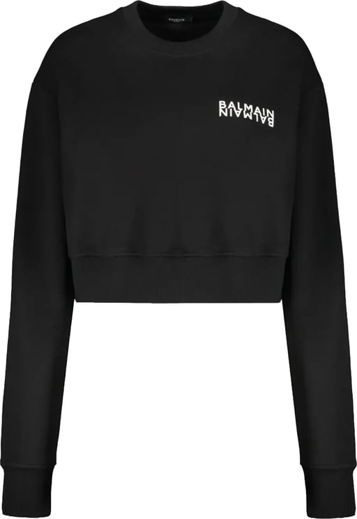 Balmain Balmain cropped logo sweatshirt