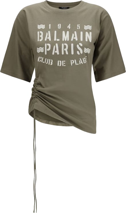 Balmain Balmain Bicolor Cotton T-Shirt