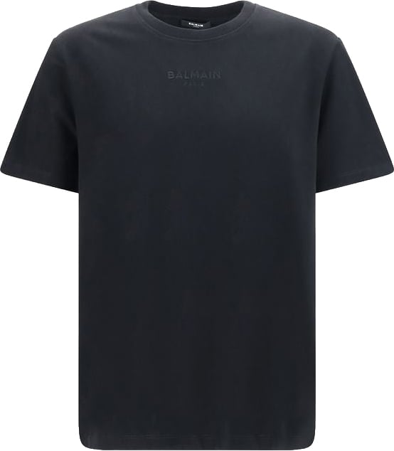 Balmain Balmain Black Cotton T-Shirt