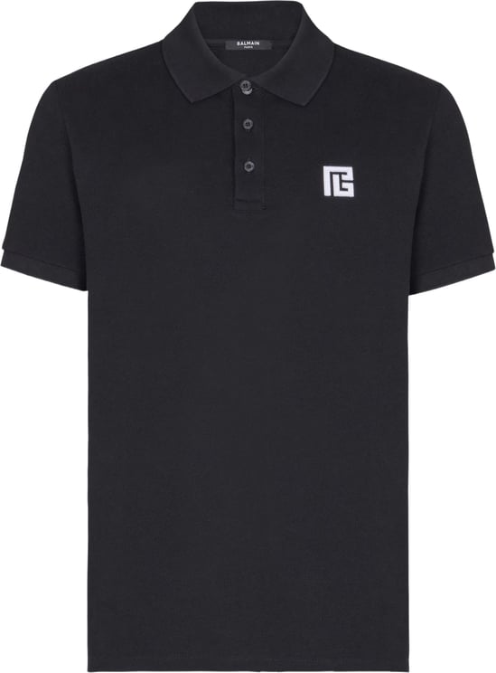 Balmain T-Shirts And Polos Black/White
