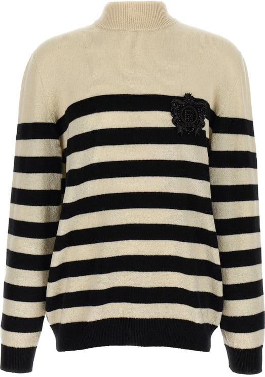 Balmain Balmain Bicolor Wool Cardigan