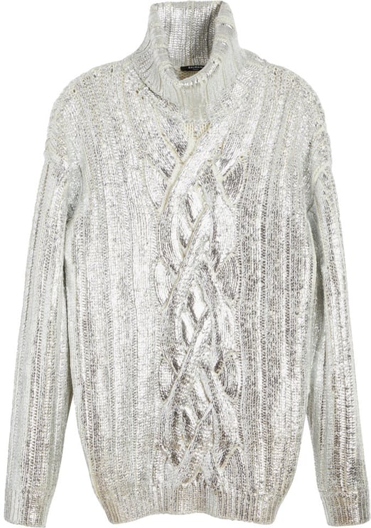 Balmain balmain - Sweaters - wh0kh005-k048-silver