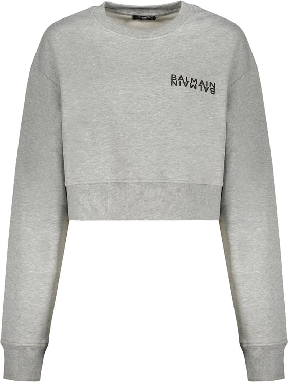 Balmain Balmain cropped logo sweatshirt