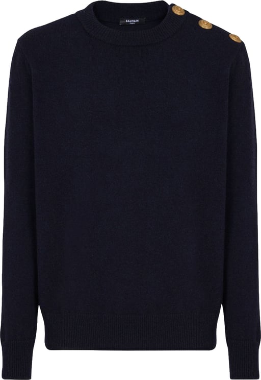 Balmain Navy Blue Sweater
