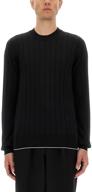 Balmain SILK AND COTTON KNIT