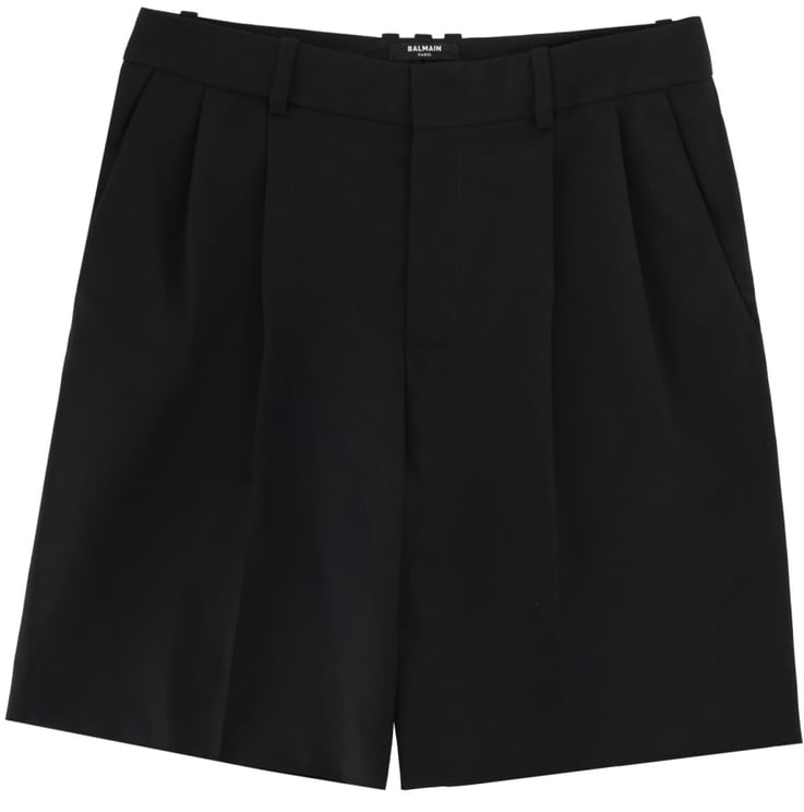 Balmain WOOL TAILORED SHORTS