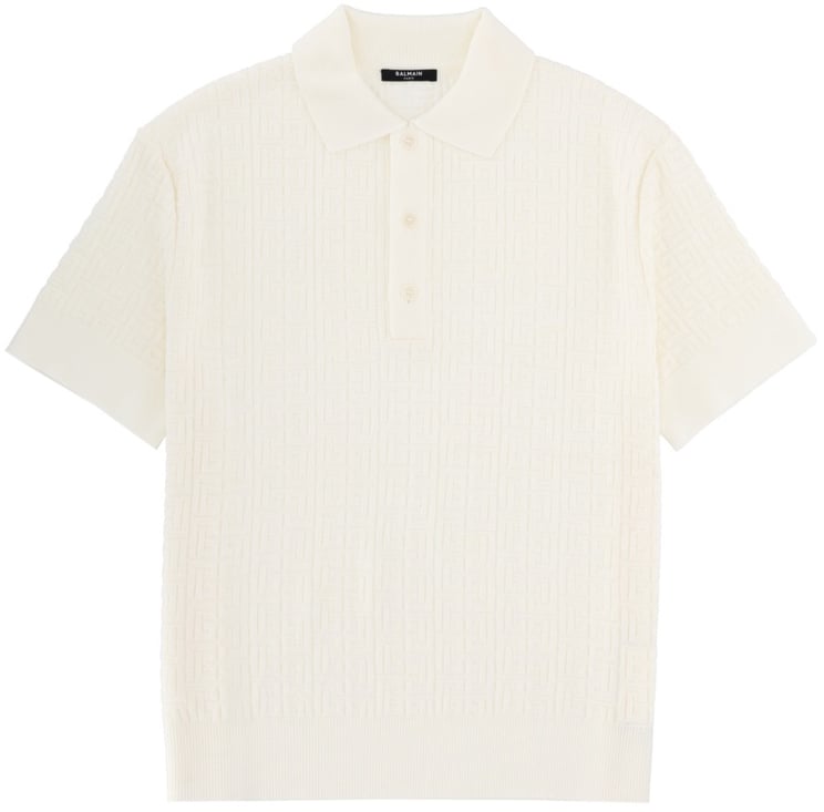 Balmain MERINO WOOL POLO SHIRT
