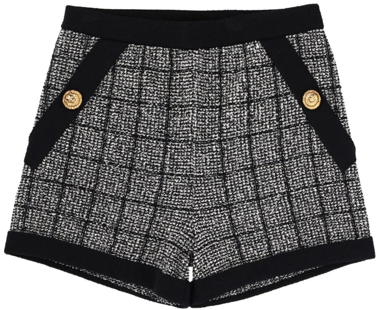 Balmain SHORTS IN TWEED DI COTONE