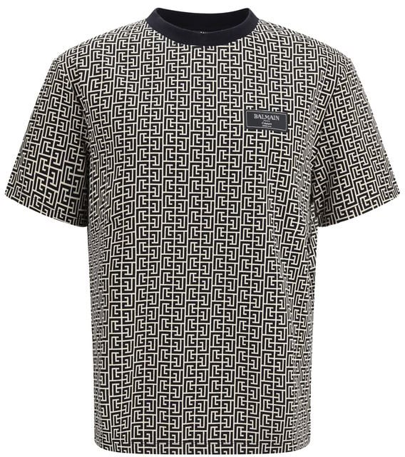 Balmain Balmain Multicolor Cotton T-Shirt