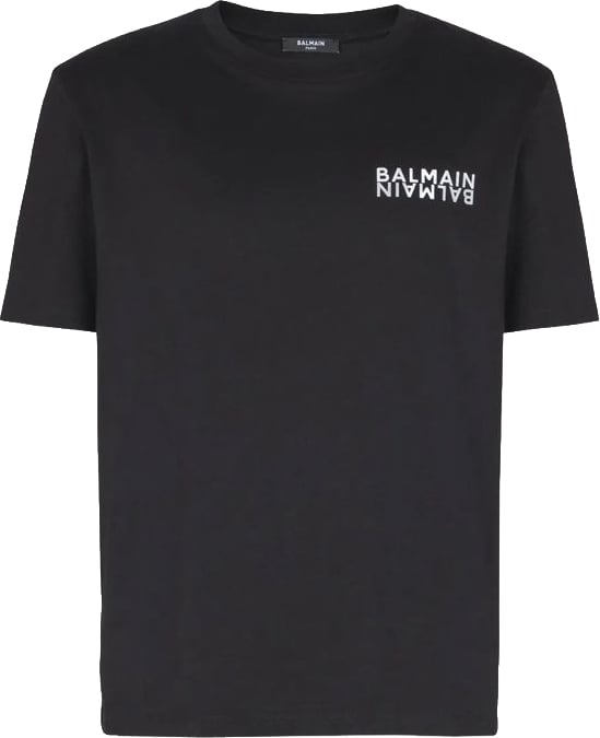 Balmain Balmain Black Cotton T-Shirt