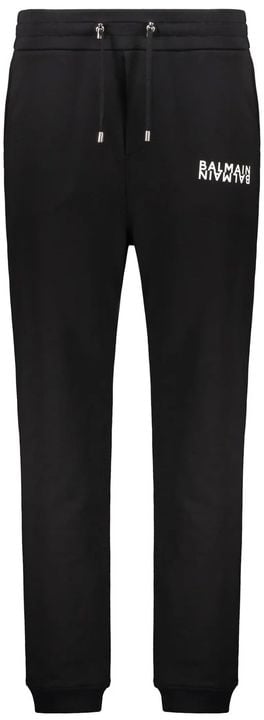Balmain Balmain Black Cotton Joggers (Workout Pants)