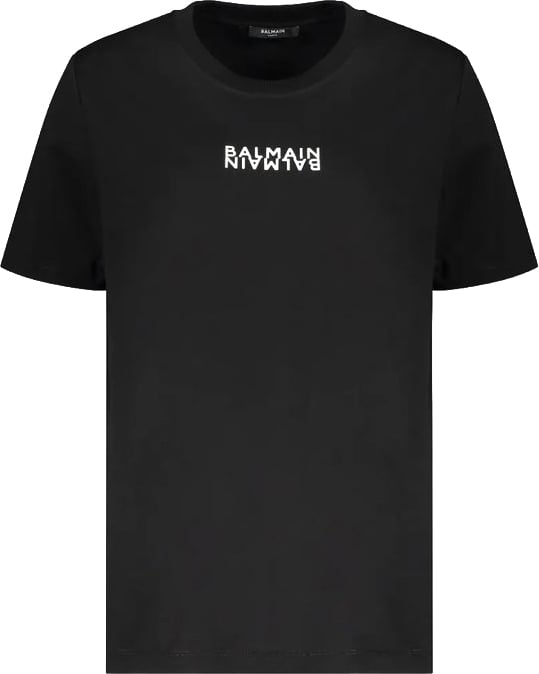 Balmain Balmain Black Cotton T-Shirt