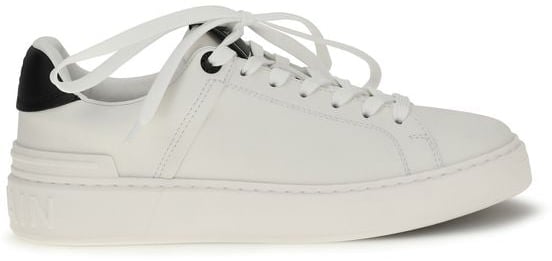 Balmain Balmain Black Calf Leather Bos Taurus Low Top Sneakers