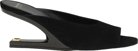 Balmain Balmain Black Goatskin Mules