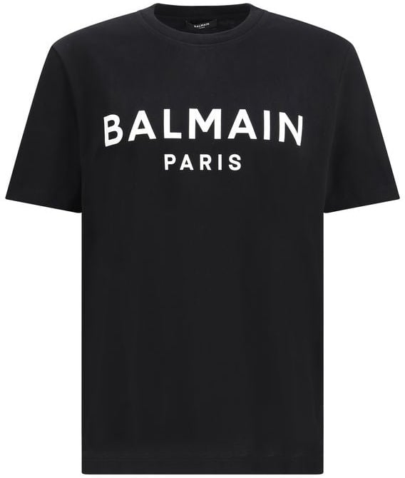 Balmain Balmain Black Cotton T-Shirt
