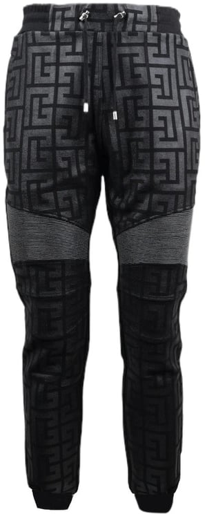 Balmain Balmain black cotton jogging pants, black