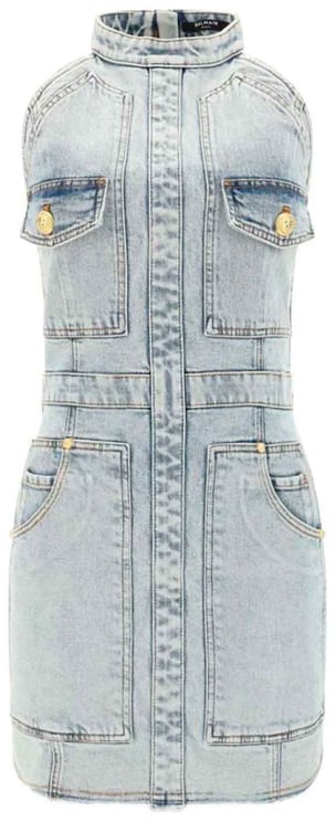 Balmain Balmain Denim Mini Dress