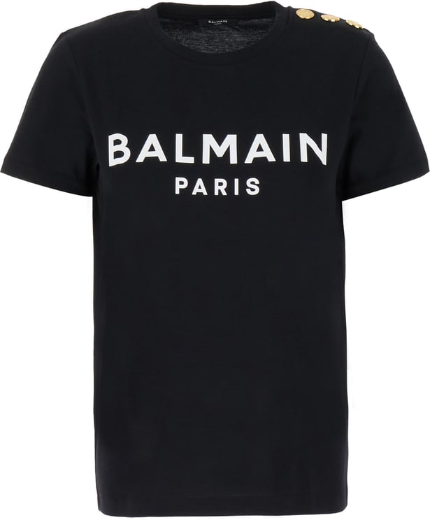 Balmain Balmain Black cotton t-shirt