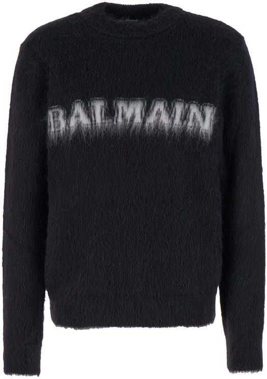 Balmain Balmain Black wool blend sweater