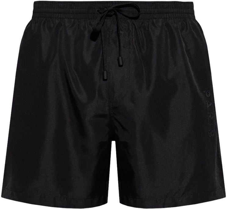Balmain Embroidered Logo Swim Shorts