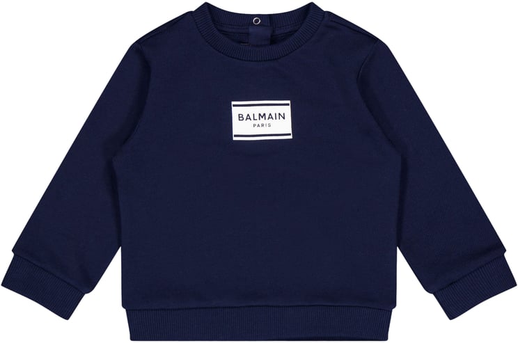 Balmain Balmain Baby Meisjes Trui In Navy