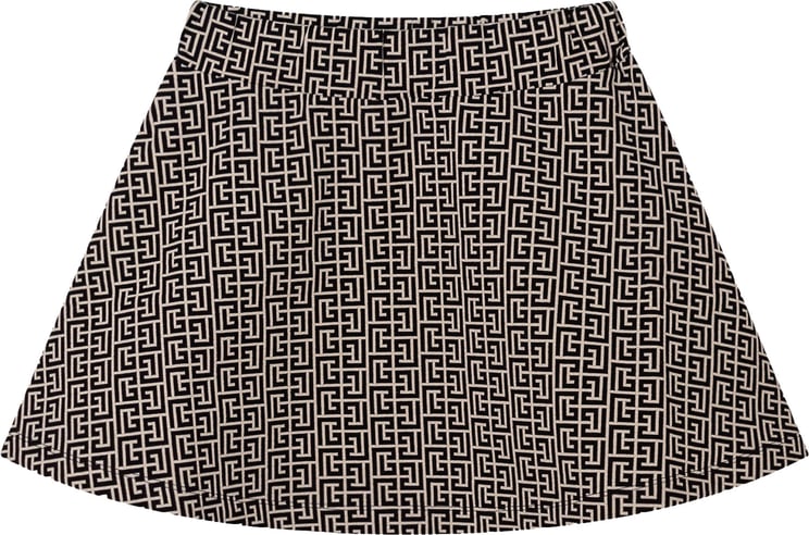 Balmain Minigonna Drappeggiata con Pannello Sovrapposto