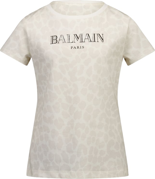 Balmain Balmain Kinder Meisjes T-Shirt In Off White