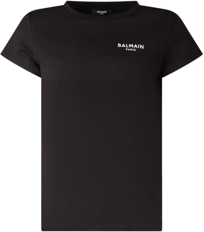 Balmain T-shirt con Logo Frontale