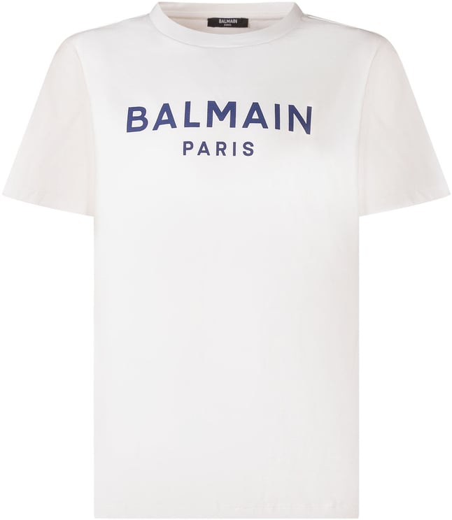 Balmain T-shirt con Logo Stampato