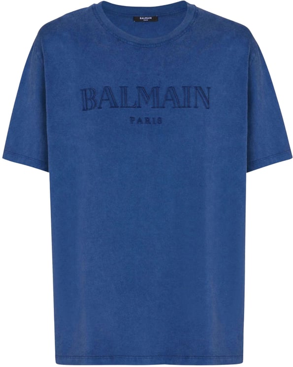 Balmain T-Shirts And Polos Blue