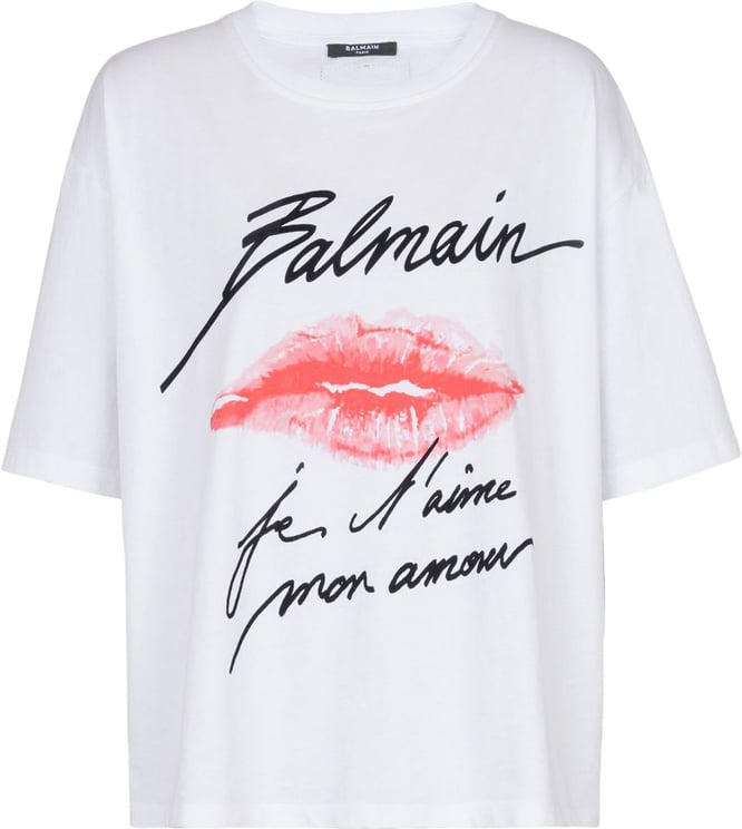 Balmain Top White/Black/Red