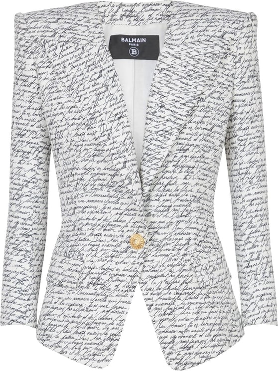 Balmain Jackets White/Black