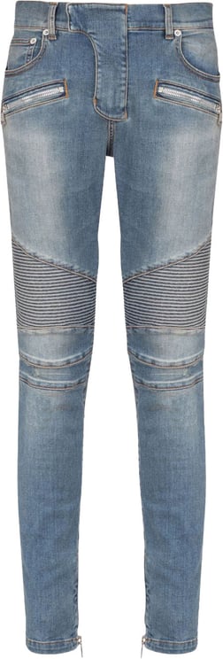Balmain Trousers Blue Denim