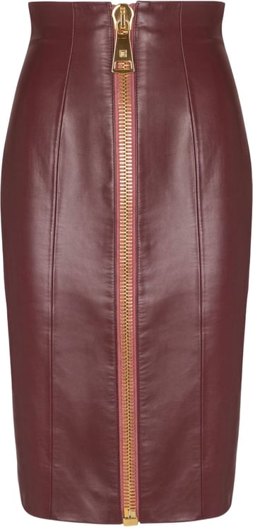 Balmain Skirts Aubergine