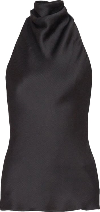 Balmain Sleeveless Black Top